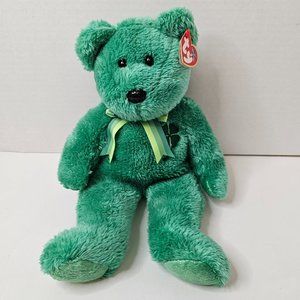 Ty Beanie Buddies Dublin 2003 St. Patrick's Lucky Bear Plush Stuffed Animal